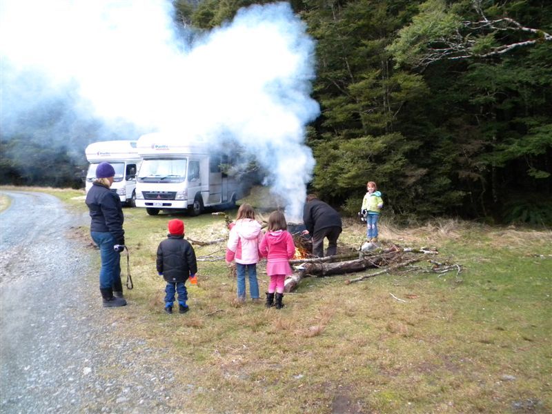 camping in the Milford wildness - shear beauty