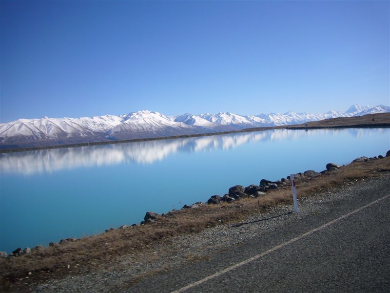 Salmon farm drive near Lake Tekapo