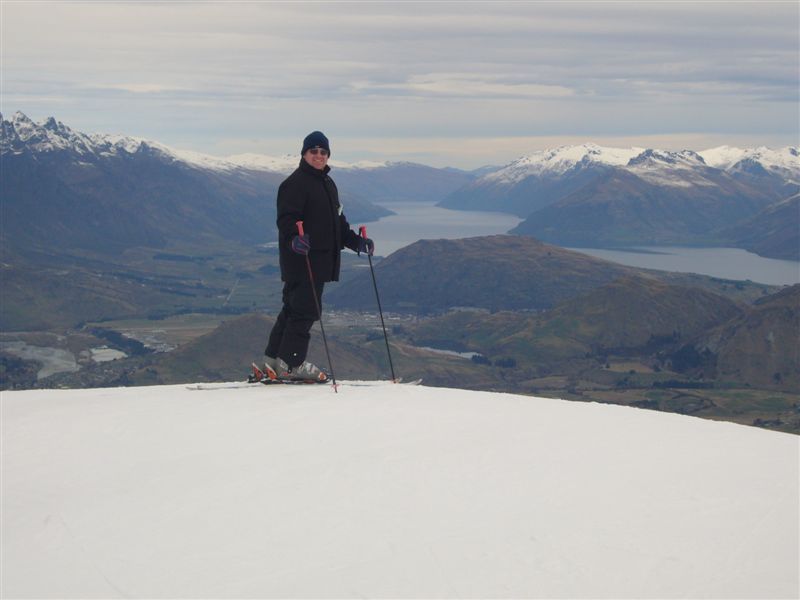 It makes you feel like King of the mountain - the slopes were very forgiving