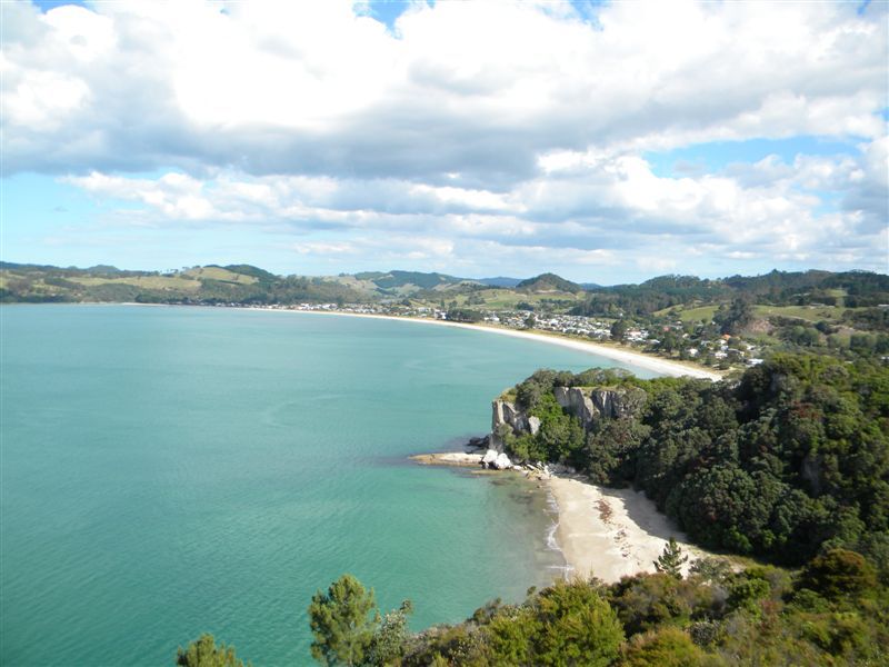 Views over Cooks Beach