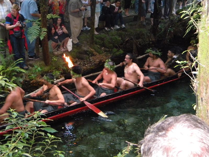 Warriors arriving in the Waka